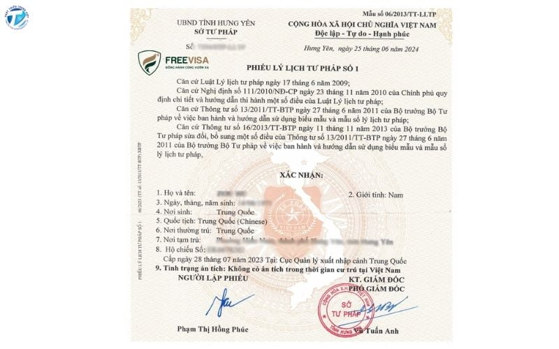 Tờ khai lý lịch tư pháp là biểu mẫu hành chính do cơ quan có thẩm quyền ban hành